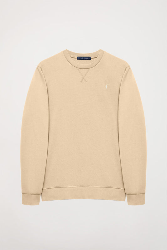 Sandy round-neck basic sweatshirt with Rigby Go logo