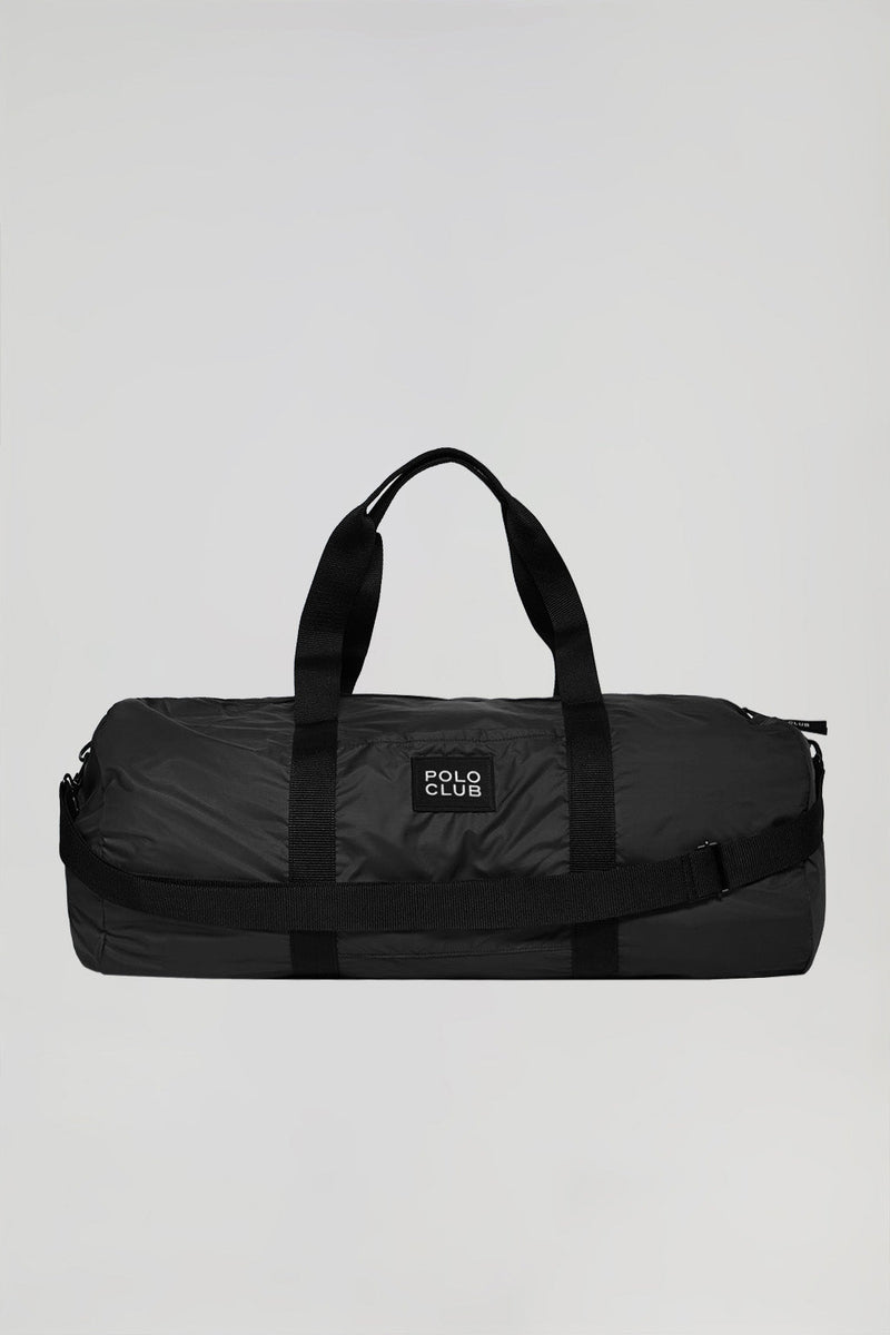 Sac de voyage léger noir avec un détail Polo Club – Polo Club Europe