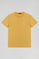 T-shirt bio vintage ocre avec détail Polo Club