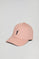 Casquette pour enfant rose avec un logo brodé Rigby Go