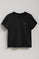 Koszulka Tori boxy fit w kolorze czarnym z gumowanym nadrukiem Regular Block Polo Club