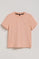 Bleekroze T-shirt 'Tori' met Polo Club Regular Block-print, boxy fit