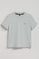 T-Shirt Tori graublau im Boxy Fit mit gummiertem Regular Block Aufdruck von Polo Club