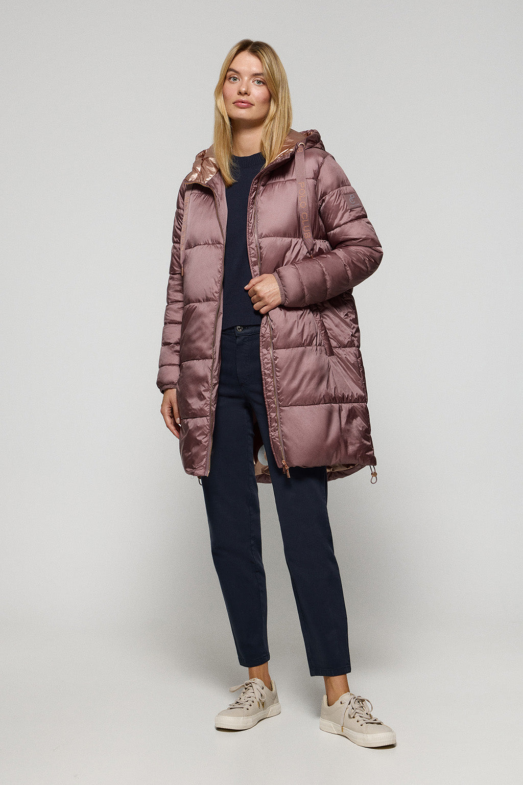 Taupe Veste Longue Grise Doudoune Femme Longue Taupe Doudoune