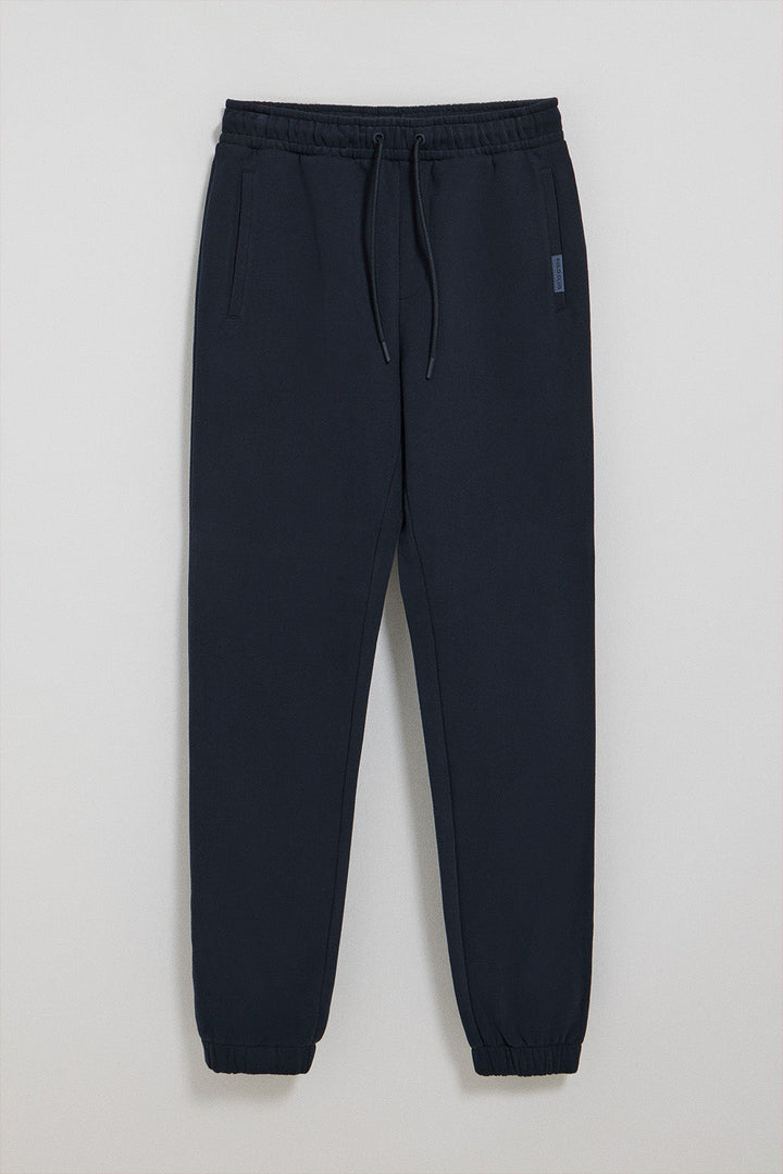 Marineblauwe joggingbroek met Polo Club-details