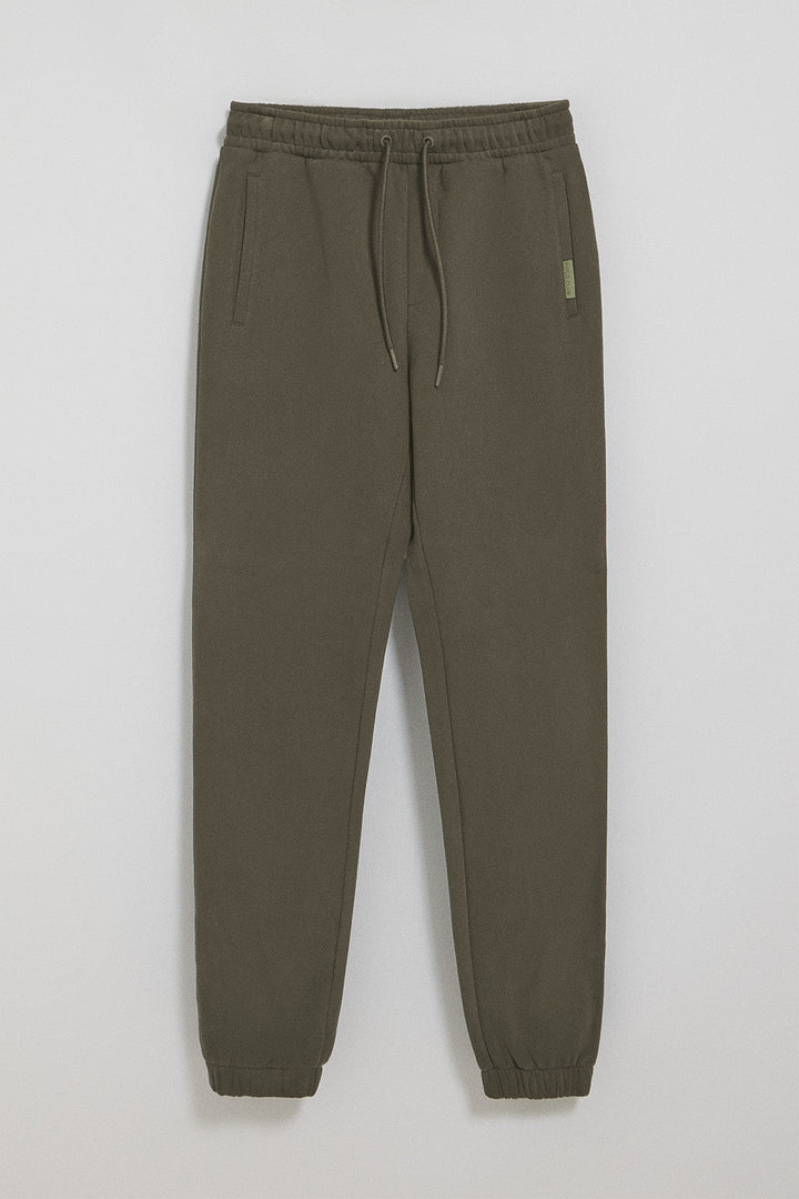 Pantalón jogger verde con detalles Polo Club