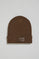 Bruine beanie "Vito"met Polo Club-label