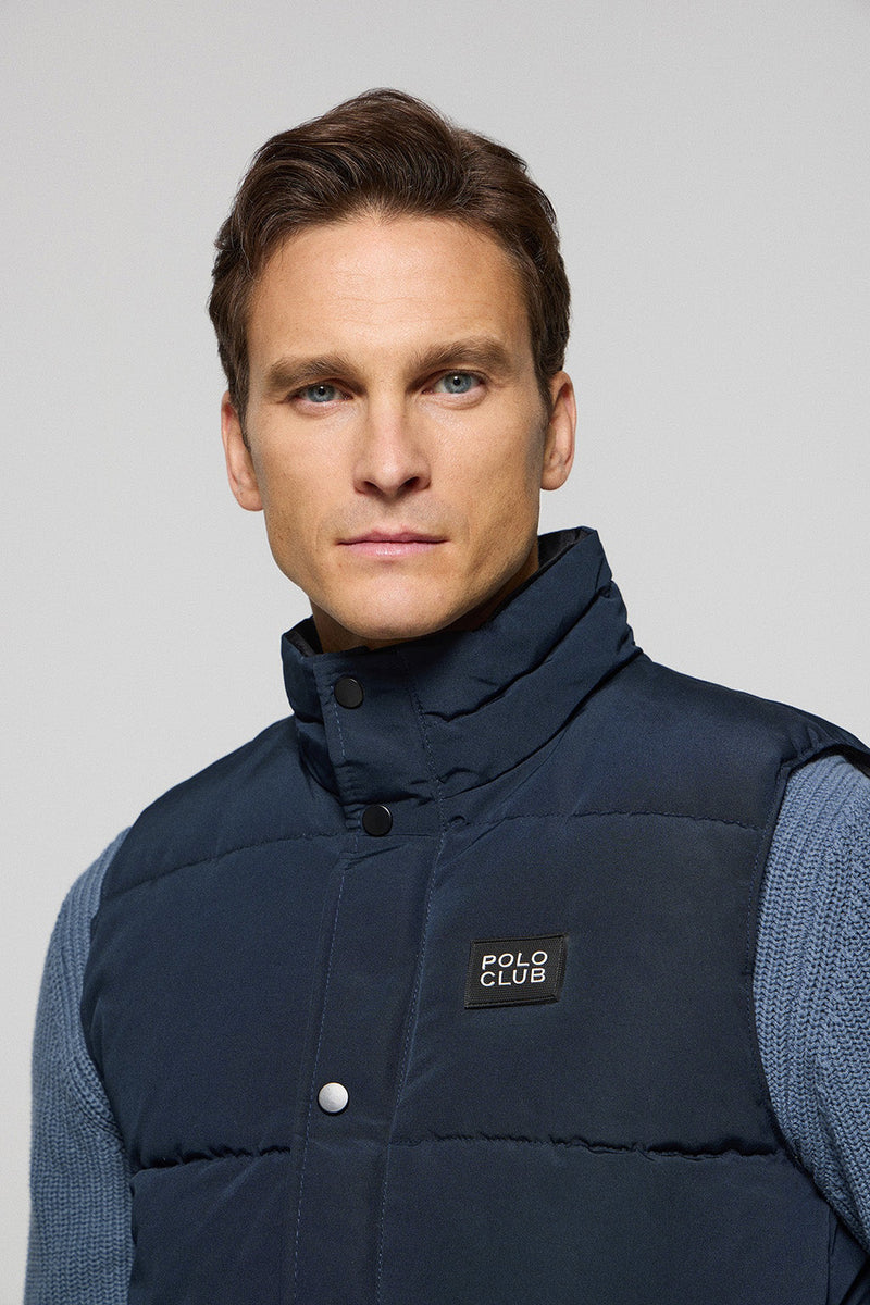 Veste Sans Manche Lacoste Bleu Lacoste Doudoune Capuche Sans