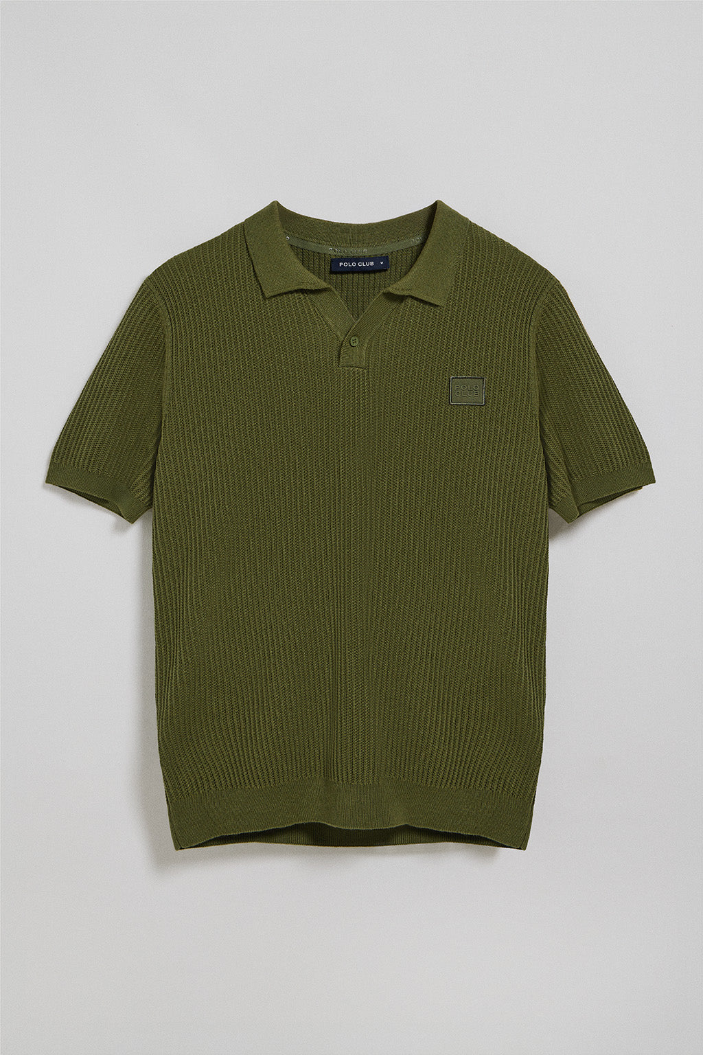 Maglione Jimin verde muschio con logo sul petto