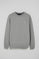 Sweatshirt Relax grau mit Rundkragen und gesticktem Rigby Go-Logo