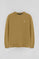 Mustard relaxed-fit sweatshirt with Rigby Go logo