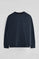 Sweatshirt marineblau im Relaxed Fit mit Polo Club-Logo