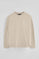 Beige sweater met relaxed fit en Polo Club-logo