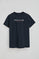 T-Shirt marineblau mit Logo Established 2012 Polo Club