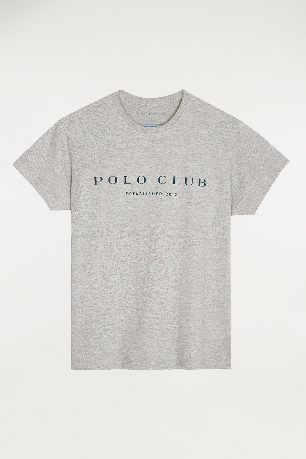 Camiseta gris con estampación  | HOMBRE  | POLO CLUB