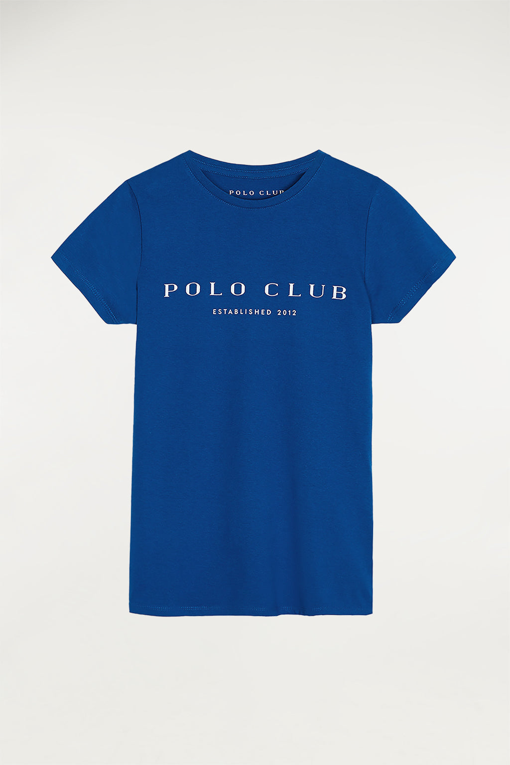 Camiseta azul con estampación  | MUJER  | POLO CLUB