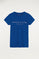 Camiseta azul con estampación