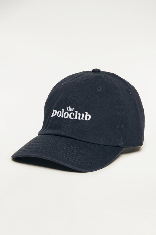 Navy-blue cap with The Poloclub embroidery