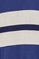 Maglione blu denim color block con cappuccio e logo Polo Club