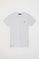Biała koszulka z krótkim rękawem z logo Rigby Go