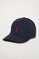 Granatowa czapka z wyszywanym logo Rigby Go