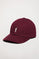 Bordowa czapka z wyszywanym logo Rigby Go