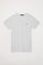 Basic witte T-shirt van katoen met Rigby Go-logo
