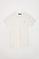 Beige cotton basic T-shirt with Rigby Go logo