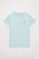 T-shirt basique à manches courtes avec logo Rigby Go bleu ciel