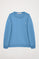 Schlichtes Sweatshirt tiefblau mit Rundkragen und Rigby Go Logo