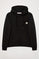 Sweatshirt schwarz mit Reißverschluss, Kapuze und kleinem Polo Club Aufnäher