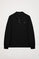 Langärmliges Poloshirt schwarz mit Polo Club Detail