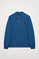 Deep-blue long-sleeve polo shirt with Polo Club detail