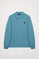 Blue long-sleeve polo shirt with Polo Club detail