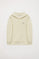 Organisches Sweatshirt “Neutrals kids” beige mit Kapuze, Taschen und Logo