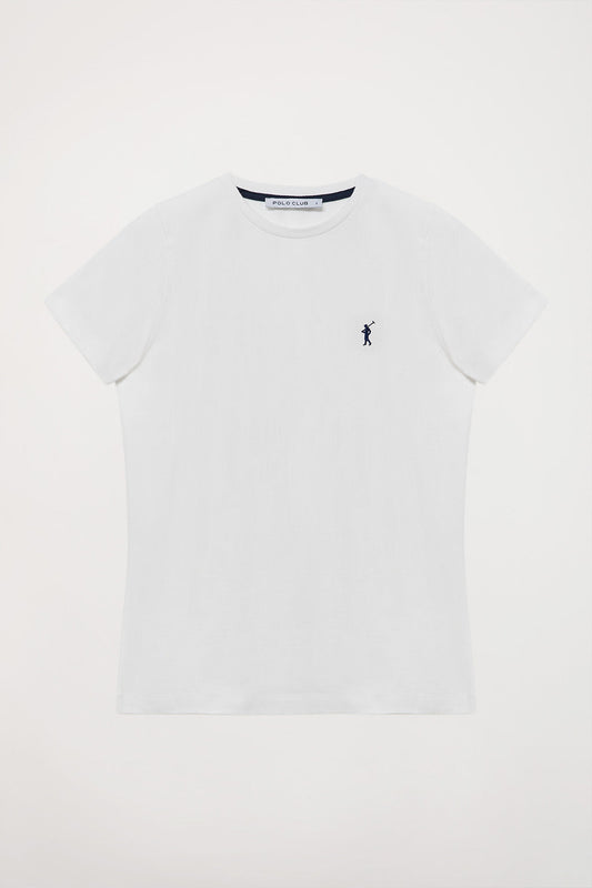 Lot de deux T-shirts basiques blanc et noir avec le logo Rigby Go