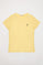 Camiseta básica amarilla de manga corta con logo Rigby Go