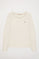 Basic beige T-shirt met lange mouwen met Rigby Go-logo