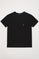 Camiseta negra con bolsillo y logo Rigby Go