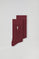 Zestawy dwóch par skarpet w kolorze burgundowym z logo Rigby Go