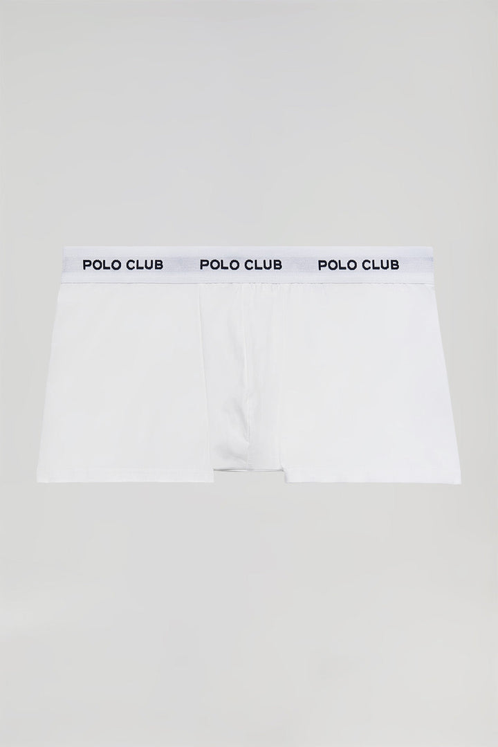 Boxer blanco con logotipo Polo Club
