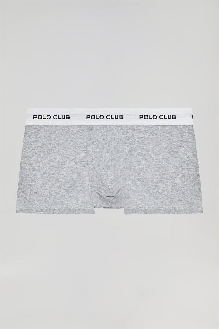 Boxer gris con logotipo Polo Club