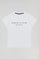 T-shirt blanc avec imprimé signature Polo Club