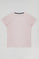 Roze T-shirt met kenmerkende Polo Club-print