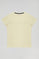 T-shirt jaune avec imprimé signature Polo Club