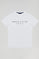 T-shirt basique blanc avec imprimé signature Polo Club