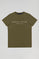 Basic-T-Shirt khaki mit charakteristischem Polo Club-Aufdruck