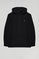 Sweat-shirt à capuche noir avec poches et logo Rigby Go