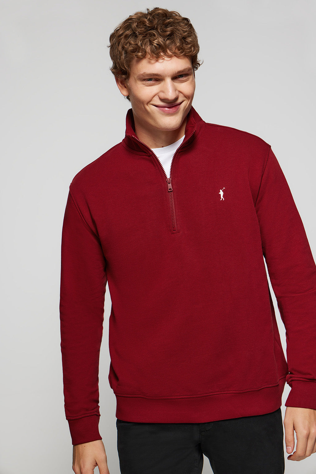 Maroon 2024 half zip