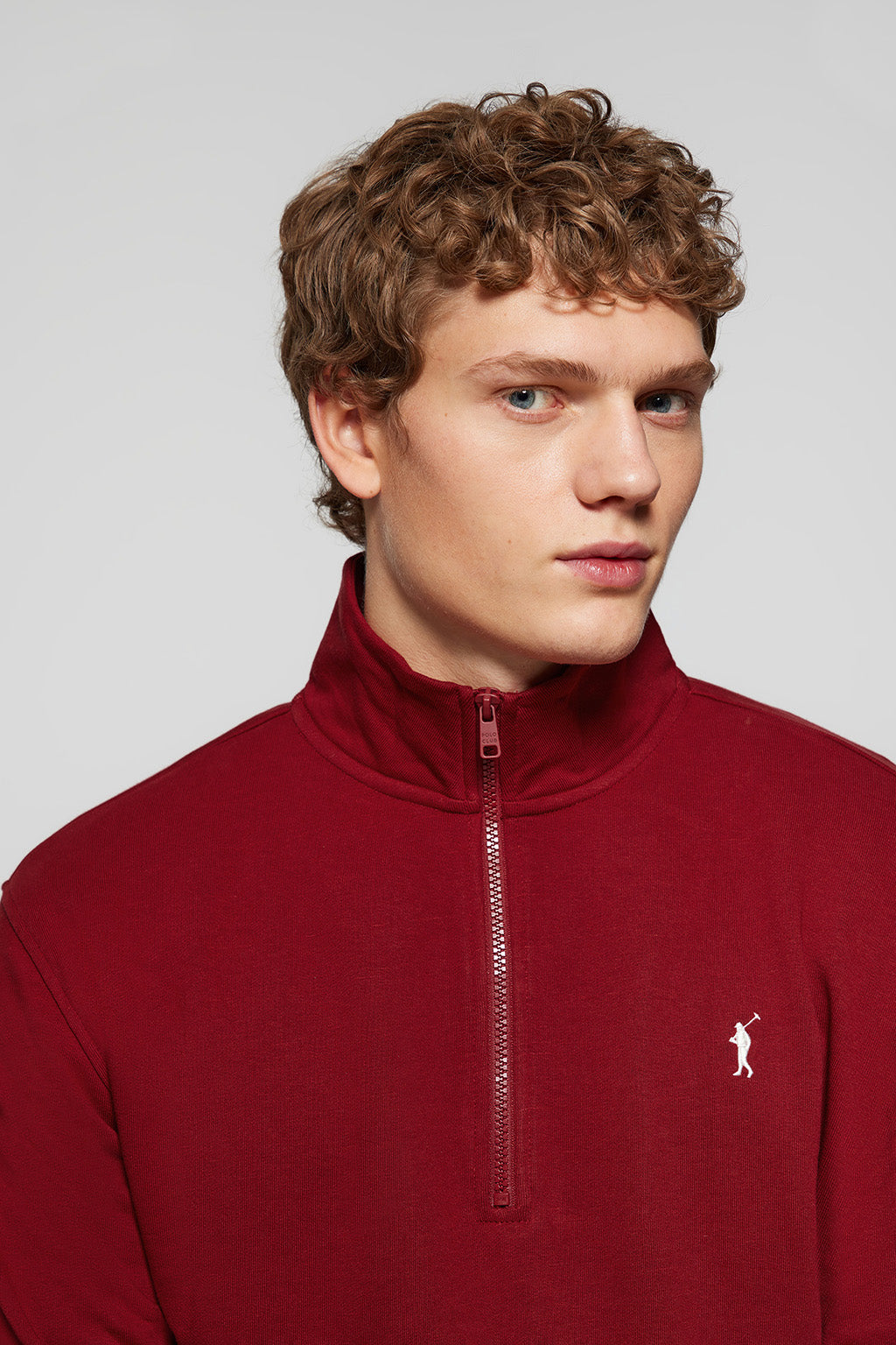 Maroon deals half zip